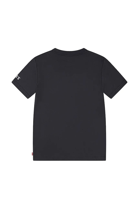 Levi's t-shirt in cotone per bambini "LS" MONOGRAM TEE 8EL402 nero SS25