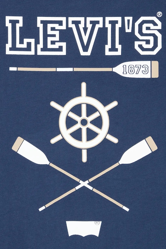 Αγορίστικα Παιδικό μπλουζάκι Levi's REGATTA TEE 8EM280 σκούρο μπλε