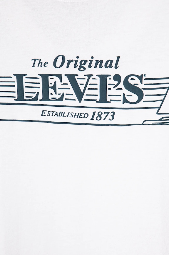 Chłopiec Levi's t-shirt dziecięcy MID DAY SAIL TEE 9EM283 biały