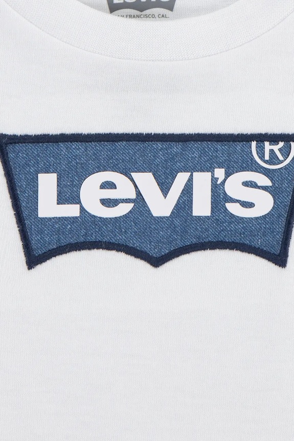 Chlapec Detské tričko Levi's MY FIRST BATWING TEE 6EM318 biela