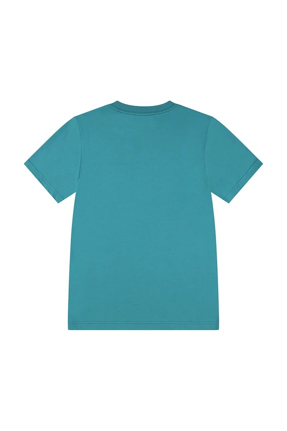 Levi's t-shirt bawełniany dziecięcy SUNSET POCKET TEE 9EM359 turkusowy SS26