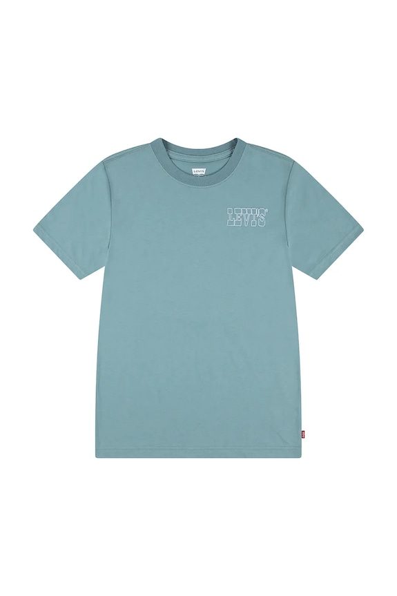 Παιδικό μπλουζάκι Levi's SUN BURST TEE 9EM655 τιρκουάζ SS25