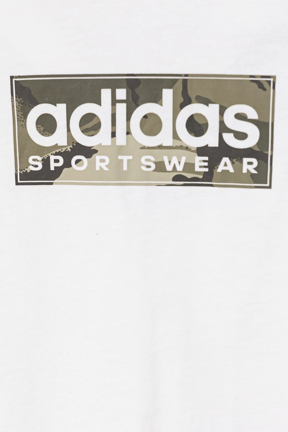 CHLAPEC Dětské bavlněné tričko adidas JX6871 bílá