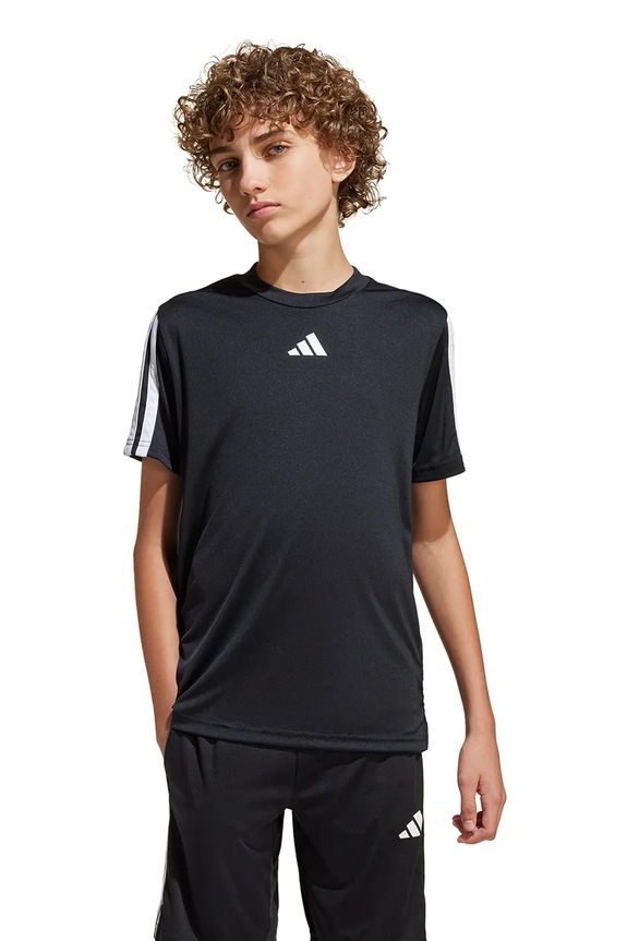 adidas gyerek póló mintás fekete JJ1032