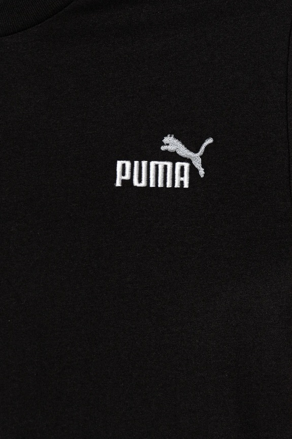 Chlapec Puma tričko detské bavlnené ESS 2 COLOR Small No. 1 Logo Tee 685779 čierna
