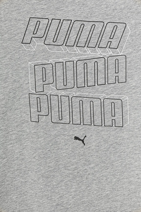 Chłopiec Puma t-shirt bawełniany dziecięcy ESS LOGO LAB HOG Tee 685788 szary
