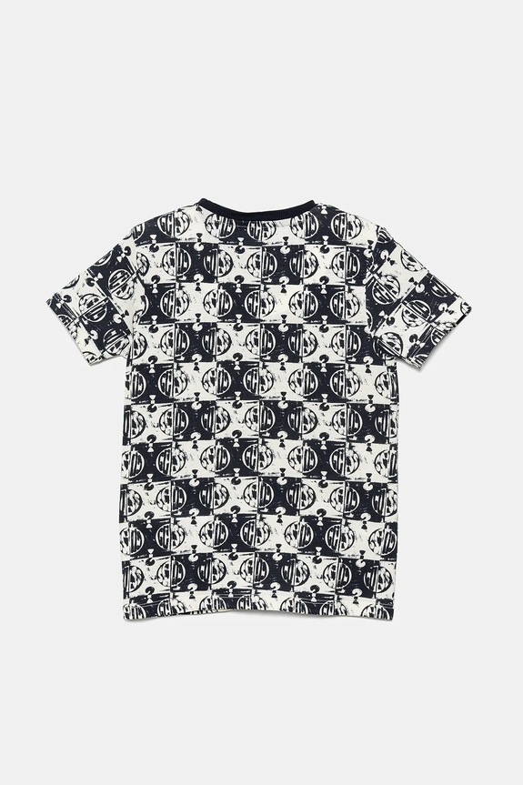 Detské bavlnené tričko Guess N5GI07.K8HM4.PPYA tmavomodrá SS25