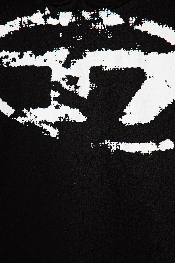 CHLAPEC Dětské bavlněné tričko Diesel TBOXTN14 OVER T-SHIRT J02240 černá