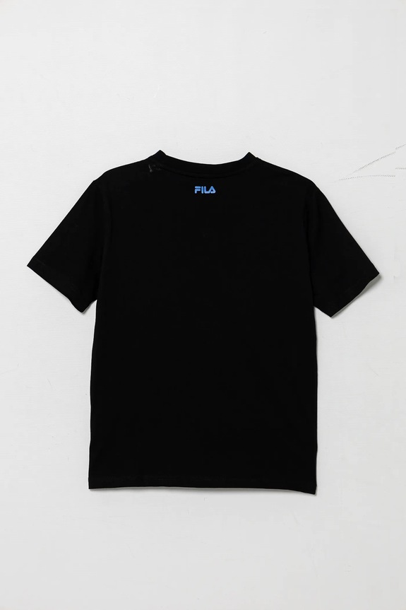 Fila gyerek pamut póló IFFEZHEIM FAT0667 fekete SS25