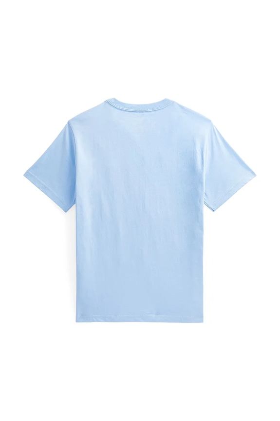 Dětské bavlněné tričko Polo Ralph Lauren 323832904082 modrá SS25