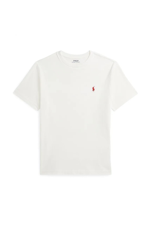 Polo Ralph Lauren t-shirt okrągły biały 323965839001