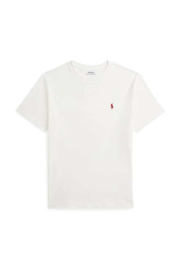Polo Ralph Lauren t-shirt okrągły biały 323965839001