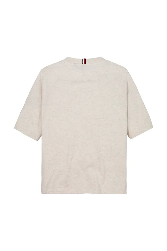 Chłopiec Tommy Hilfiger t-shirt bawełniany dziecięcy KB0KB09533.128.176.PPYA biały