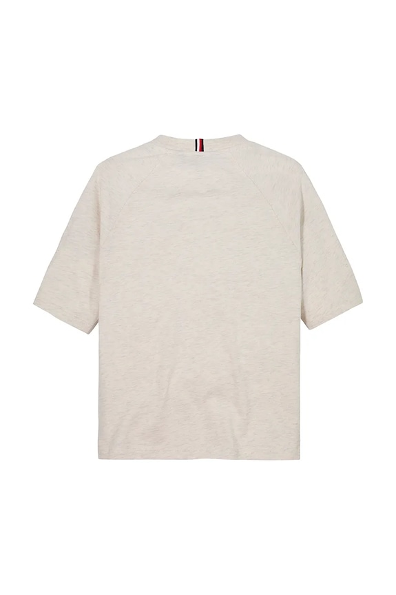 Chłopiec Tommy Hilfiger t-shirt bawełniany dziecięcy KB0KB09533.104.122.PPYA biały