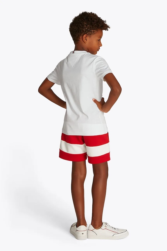 Tommy Hilfiger t-shirt bawełniany dziecięcy biały KB0KB09538.74.122.PPYA
