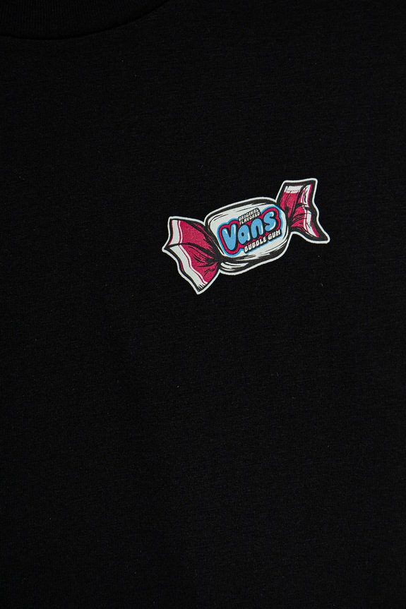 Chłopiec Vans t-shirt bawełniany dziecięcy Stuck On VN000MMKBLK1 czarny