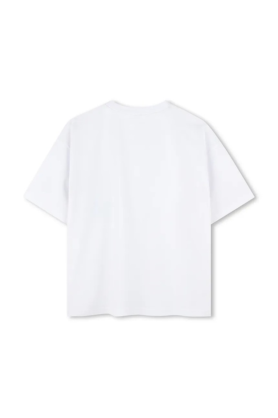 BIMBO HUGO t-shirt in cotone per bambini G00340.114.150 bianco