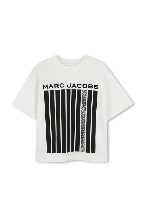Marc Jacobs gyerek pamut póló W60451.86.108 fehér SS25