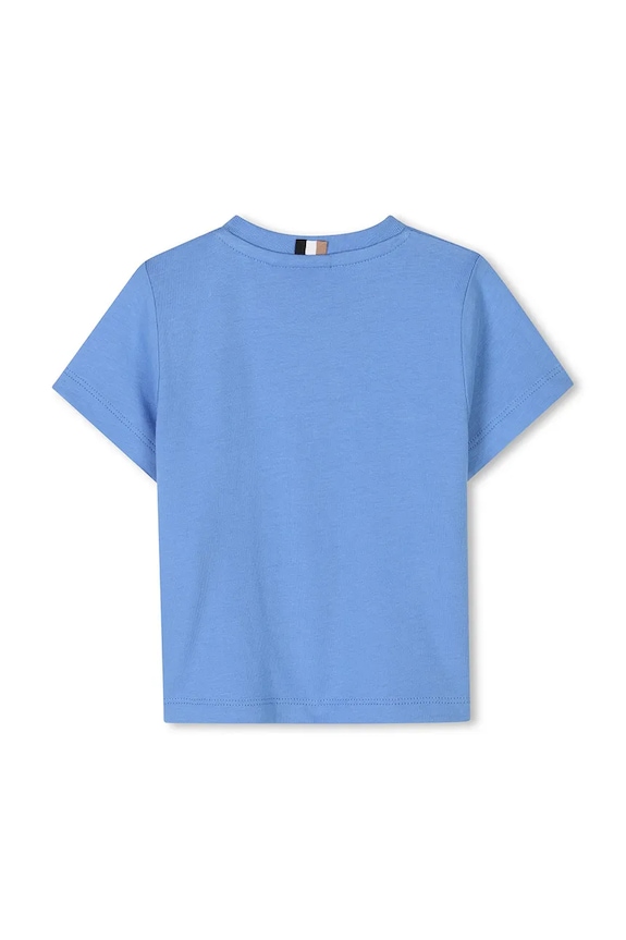 BOSS maglietta in cotone neonati J52110.67.81 blu SS25