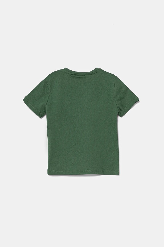 Emporio Armani tricou din bumbac pentru copii EB000421.AF15013 verde SS26