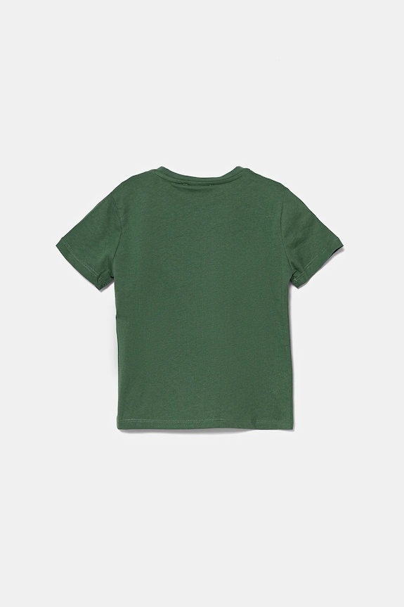 Emporio Armani tricou din bumbac pentru copii EB000421.AF15013 verde SS26