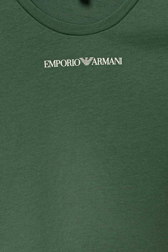 Băieți Emporio Armani tricou din bumbac pentru copii EB000421.AF15013 verde