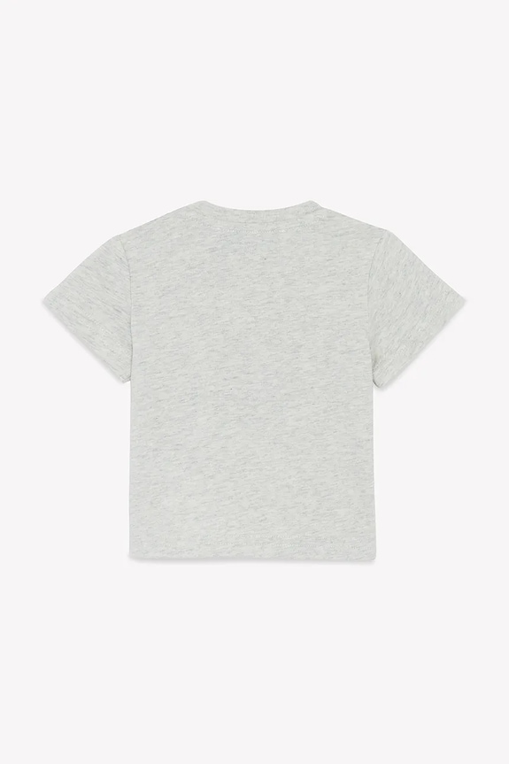 Tartine et Chocolat t-shirt bawełniany niemowlęcy CA10051.67.74 szary SS25
