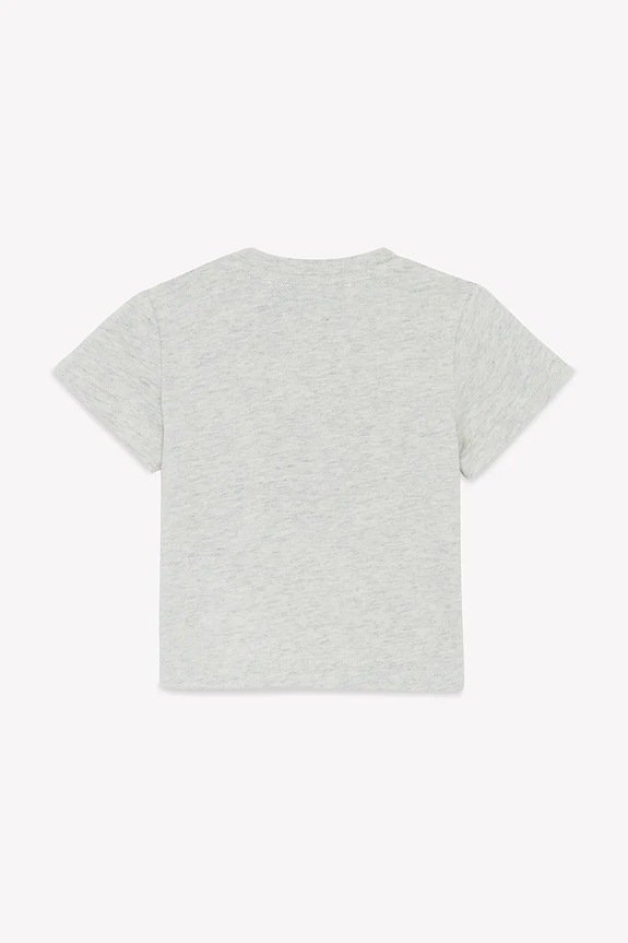 Tartine et Chocolat t-shirt bawełniany niemowlęcy CA10051.80.94 szary SS25