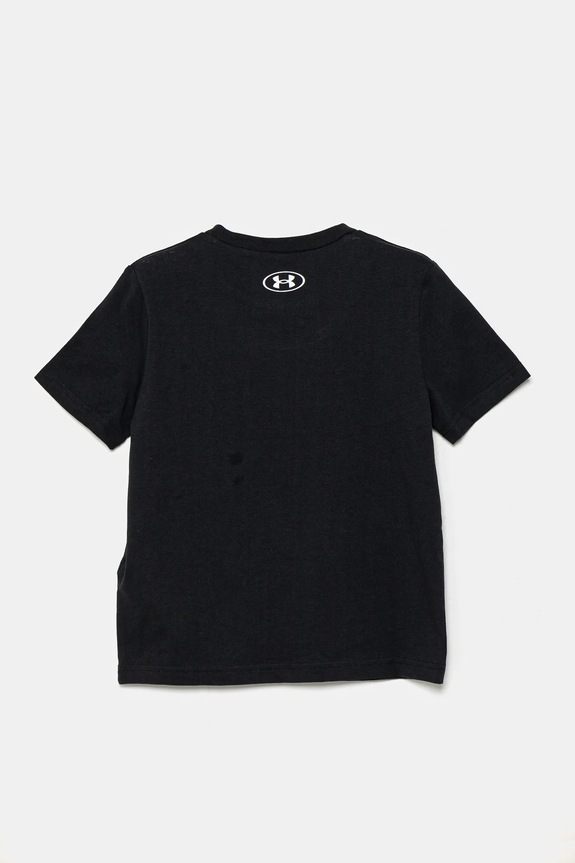 Under Armour t-shirt dziecięcy SPORTSTYLE LC SS 1389962 czarny SS25
