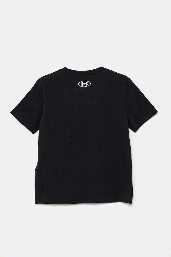 Under Armour t-shirt dziecięcy SPORTSTYLE LC SS 1389962 czarny SS25