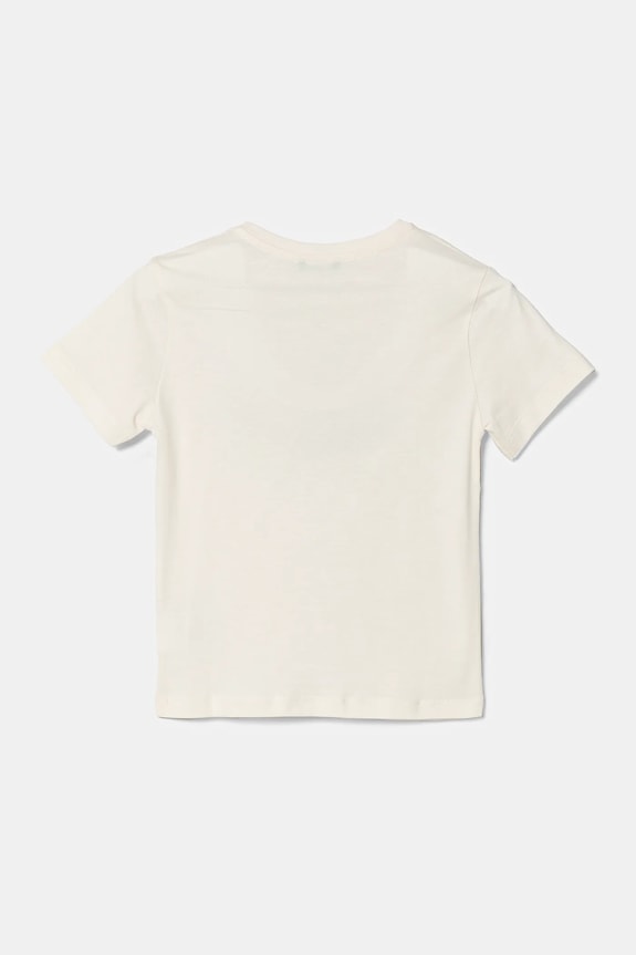 Otroška bombažna kratka majica United Colors of Benetton 3I1XG10IJ.P.Seasonal bež SS25