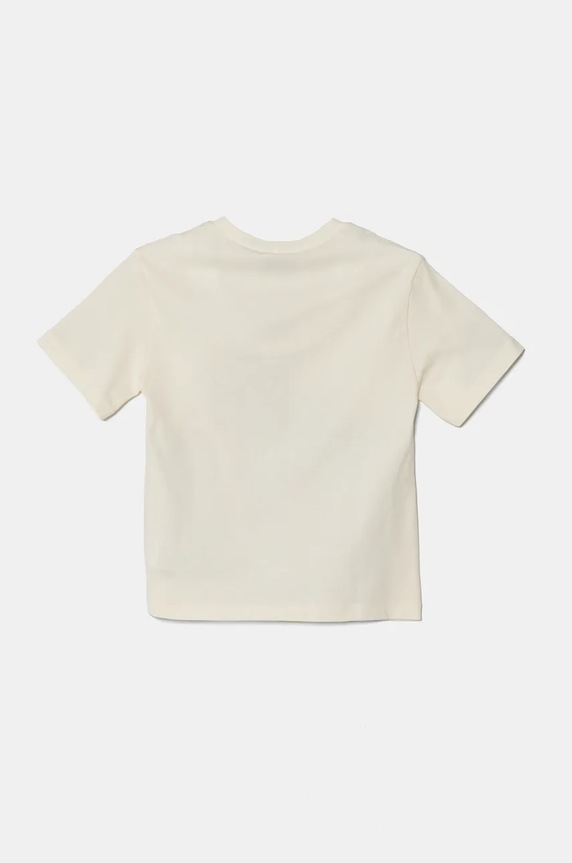 Detské bavlnené tričko United Colors of Benetton 35RYG10I1.P.Seasonal béžová SS25
