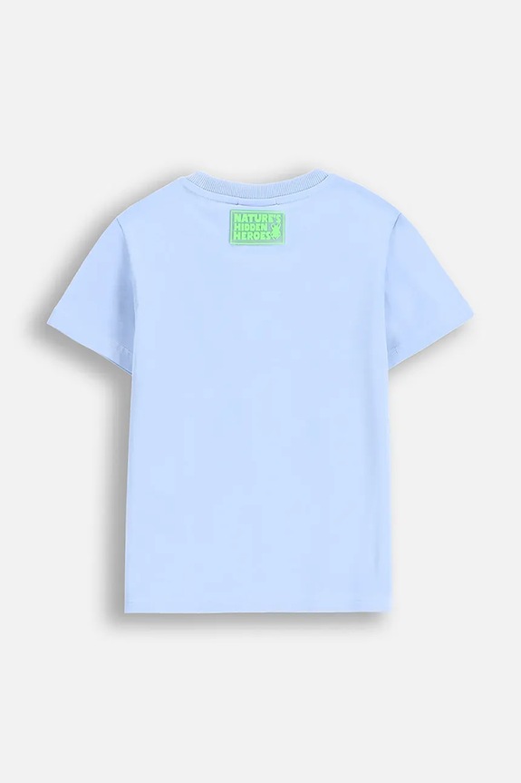 Chłopiec Coccodrillo t-shirt dziecięcy WC5143202SBK niebieski