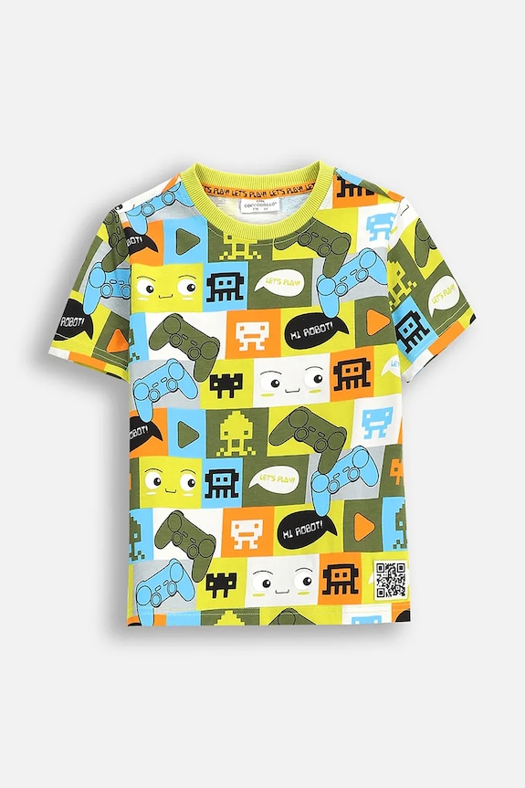 Coccodrillo t-shirt nadruk multicolor WC5143202GBK
