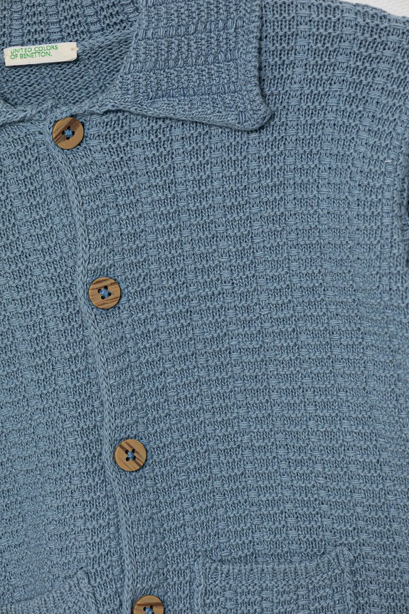 Αγορίστικα Παιδικό κάρδιγκαν United Colors of Benetton 1236A5011.W.Seasonal μπλε