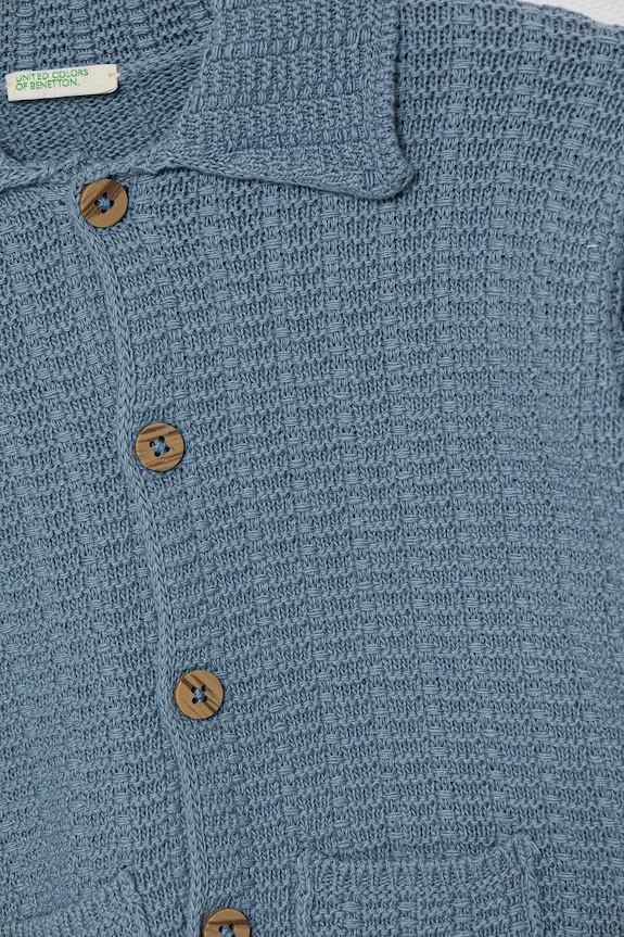 Αγορίστικα Παιδικό κάρδιγκαν United Colors of Benetton 1236A5011.W.Seasonal μπλε