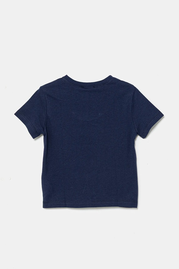 Παιδικό βαμβακερό μπλουζάκι United Colors of Benetton 3I1XG10JO.P.Seasonal σκούρο μπλε SS25