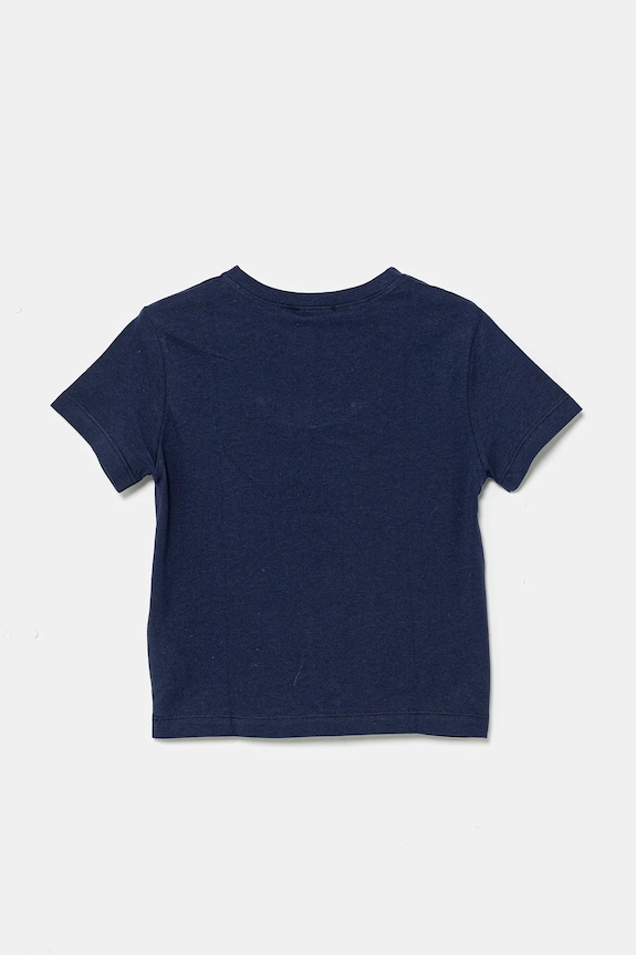 Παιδικό βαμβακερό μπλουζάκι United Colors of Benetton 3I1XG10JO.P.Seasonal σκούρο μπλε SS25