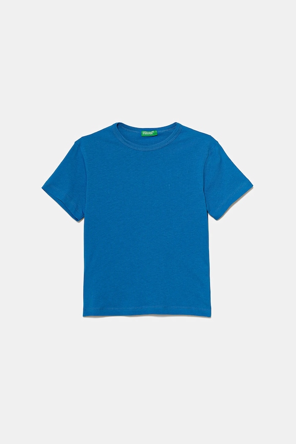 Detské bavlnené tričko United Colors of Benetton 3I1XG10JM.P.Seasonal modrá SS25