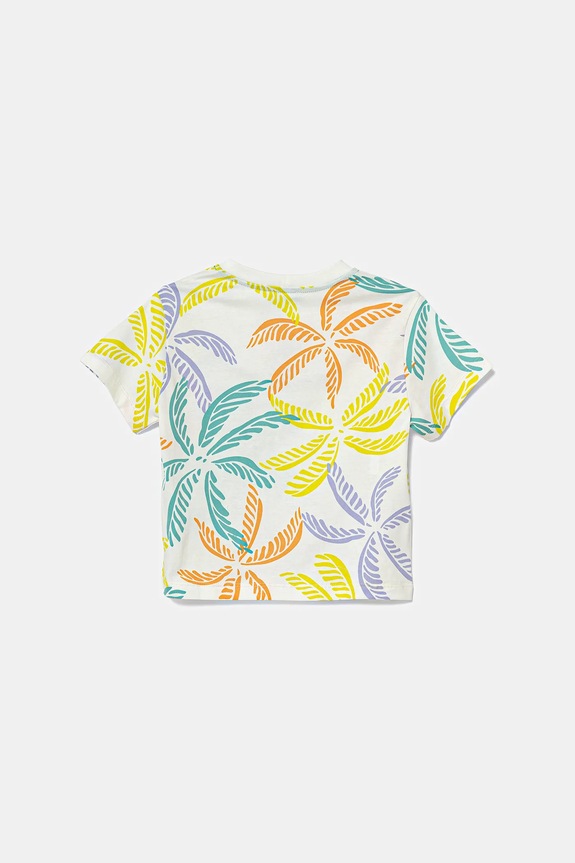 United Colors of Benetton t-shirt in cotone per bambini 3PDQG10JN.P.Seasonal bianco SS25
