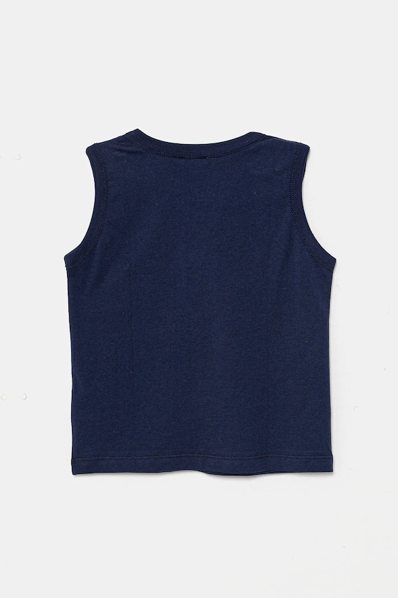 Băieți United Colors of Benetton tricou de bumbac pentru copii 3I1XGH013.P.Seasonal bleumarin