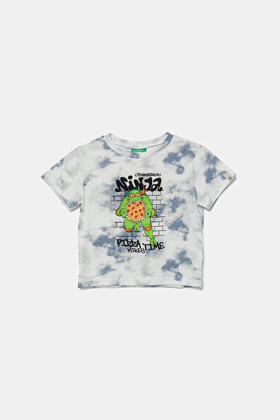 Παιδικό βαμβακερό μπλουζάκι United Colors of Benetton βαμβάκι πολύχρωμο 3ORKG10JD.P.Seasonal