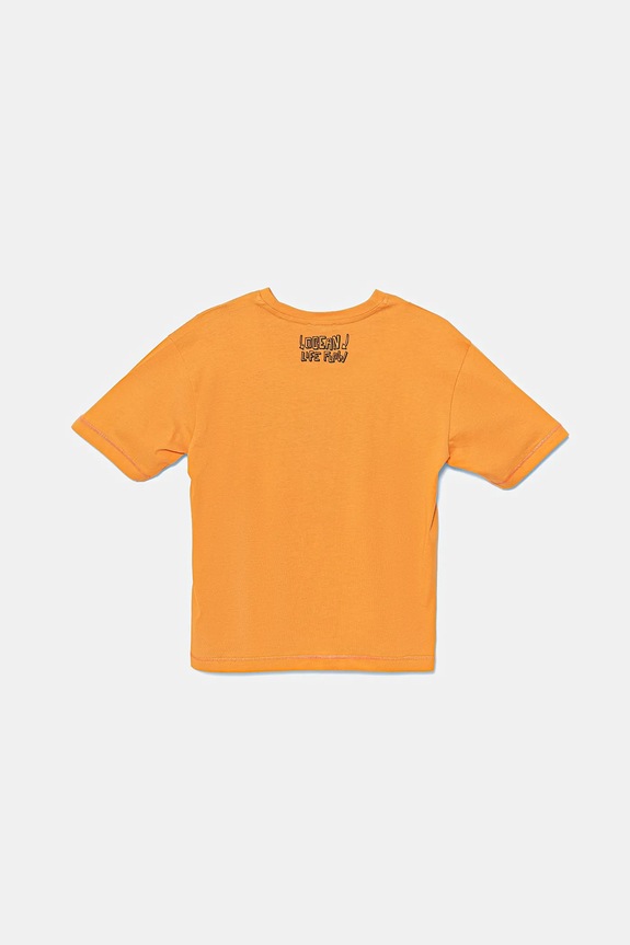 Бавовняна футболка United Colors of Benetton 3I1XC10P6.G.Seasonal помаранчевий SS25