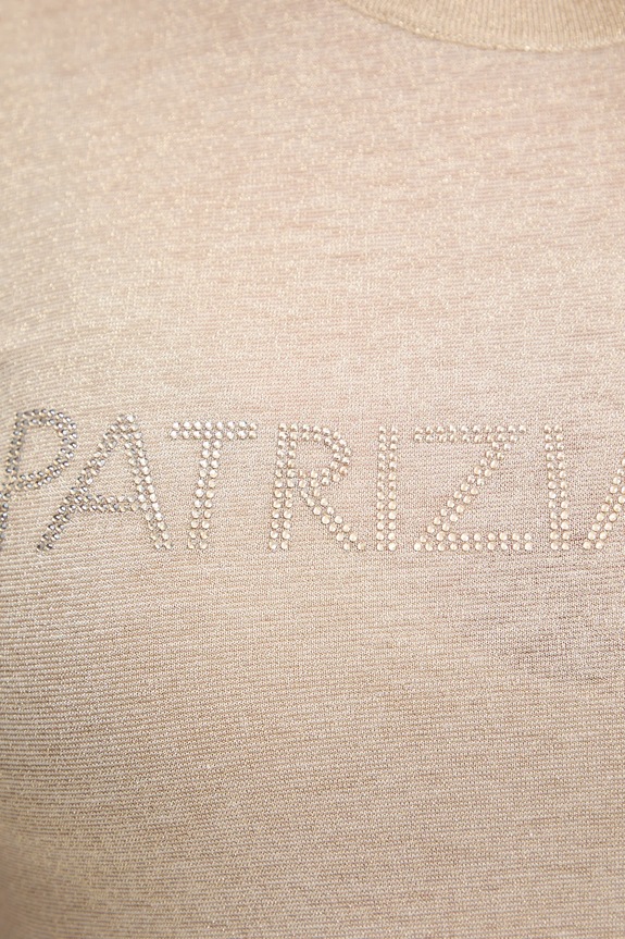 Tričko Patrizia Pepe 8K0278.K128 béžová