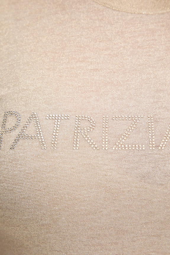 Tričko Patrizia Pepe 8K0278.K128 béžová