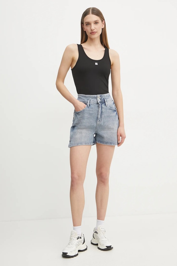 Top Armani Exchange XW000090.AF10805 čierna SS25