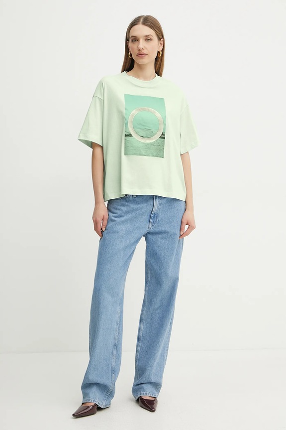Armani Exchange t-shirt XW000108.AF10359 zöld SS25
