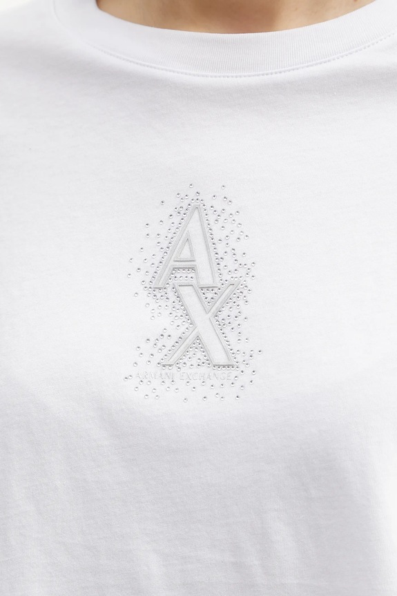 Armani Exchange t-shirt bawełniany XW000102.AF10359 biały