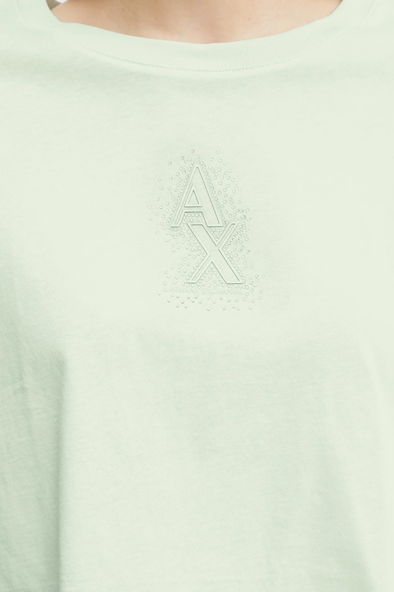 Armani Exchange t-shirt in cotone XW000102.AF10359 verde