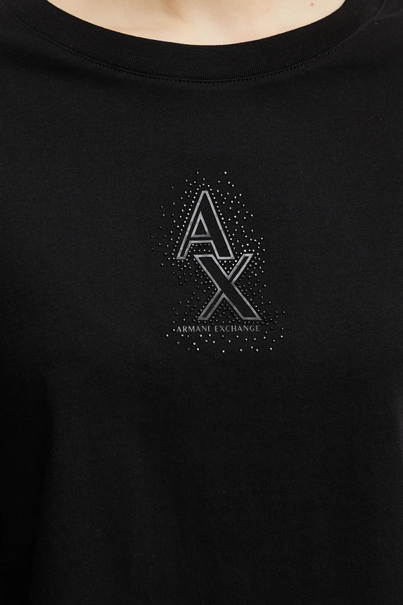 Armani Exchange t-shirt bawełniany XW000102.AF10359 czarny